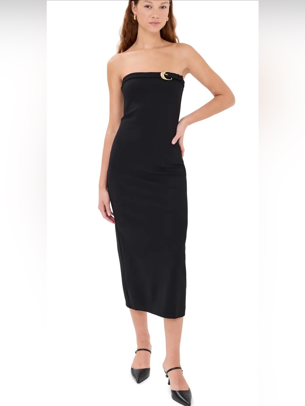STAUD
Beekman Strapless Maxi Dress